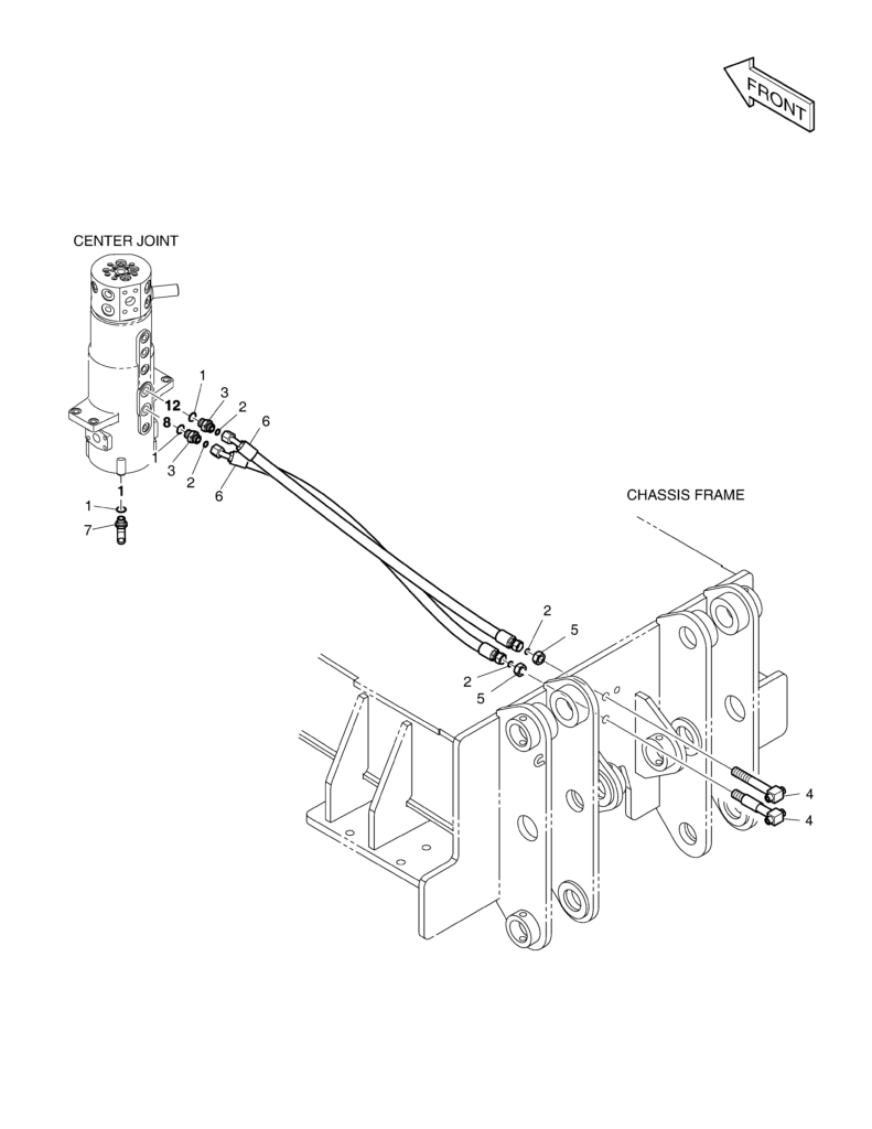 Blade Piping Doosan DX140W